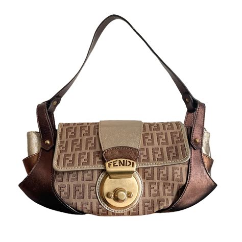 fendi monogram baguette bag